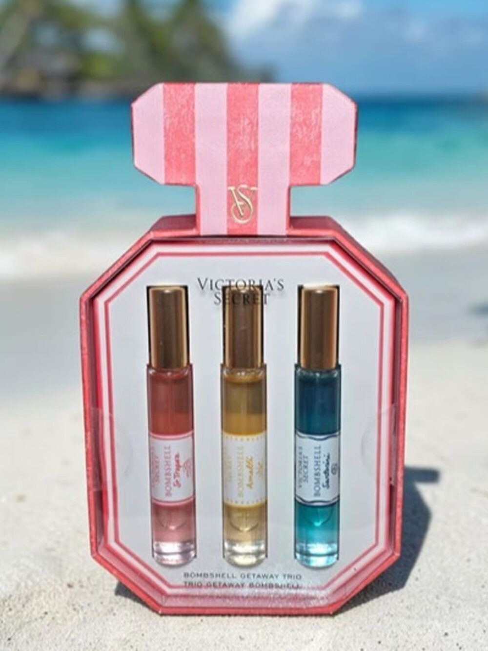 Victoria's Secret Bombshell Getaway Trio Travel Set NIB